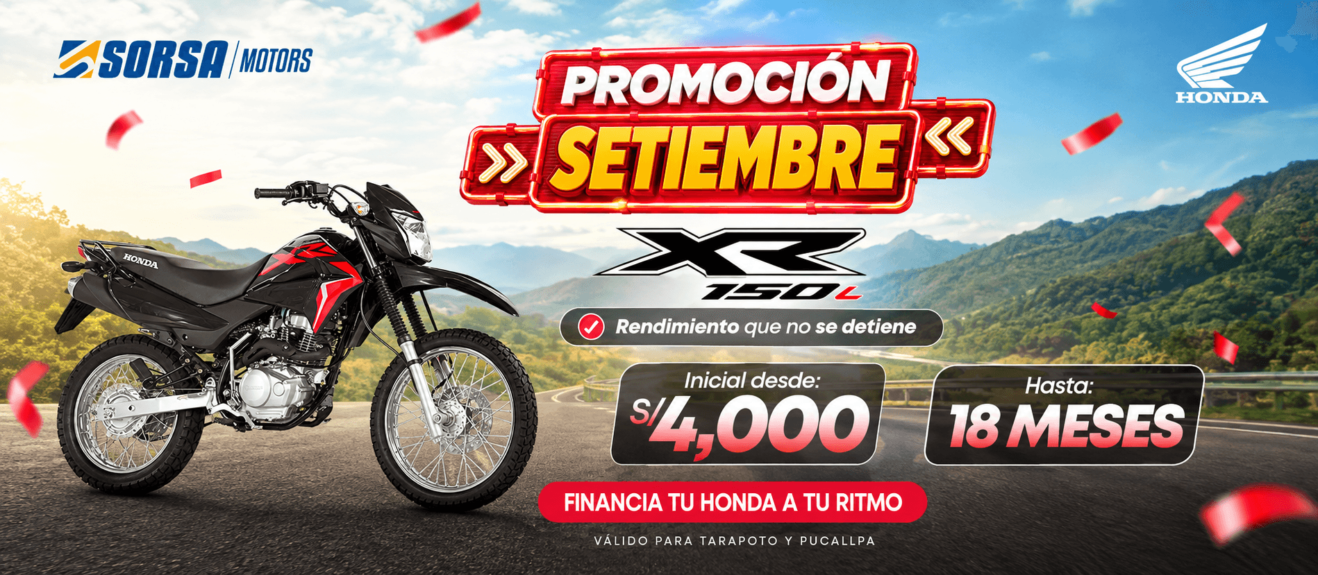 Compra tu CB350 H’NESS durante agosto y recibe tu casco gratis. ¡Aprovecha la promoción y sal a rodar!